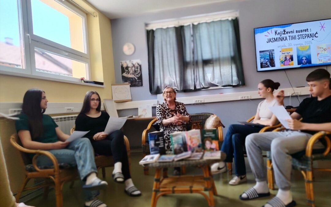 Književni susret s Jasminkom Tihi Stepanić oduševio osmaše