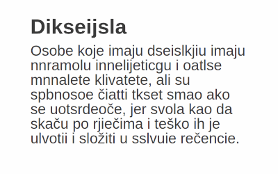 “Jeste li znali?”: Razumjeti disleksiju i disgrafiju