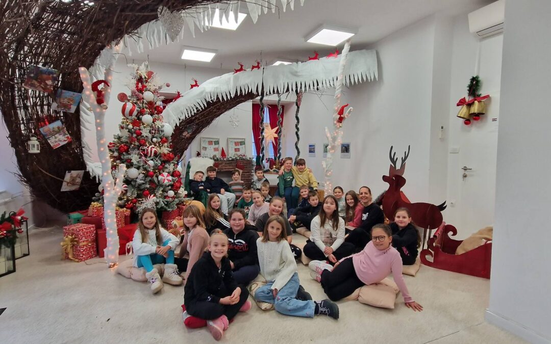 Učenici 3.b razreda posjetili su Kuću Djeda Mraza u Multifunkcionalnom centru grada Čazme