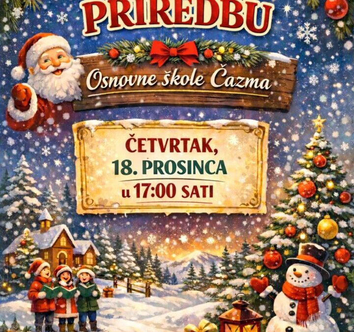 Božićna priredba učenika OŠ Čazma