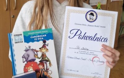 Iva Bačani, učenica 3.b razreda osvojila je izvrsno 3. mjesto na 7. međunarodnom literarno – likovnom natječaju „Velimir Đerek Sokol“ – Srce za Hrvatsku