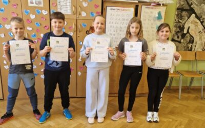 Petero učenika 3.b razreda sudjelovalo je u 1. likovnom natječaju „Karneval u srcu“