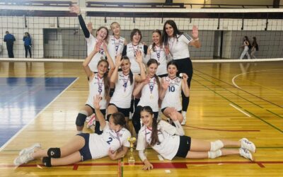 Učenice petog i šestog razreda osvojile 1. mjesto na Županijskom natjecanju u odbojci