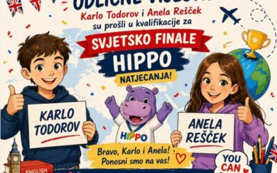 Plasirali smo se u kvalifikacije za svjetsko finale HIPPO natjecanja iz engleskog jezika