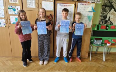 Sudjelovali smo u međunarodnom likovnom natječaju “Velikani hrvatske prošlosti”