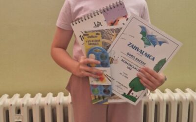 Učenica Doris Bačani (3.b) dobila je posebnu pohvalu za likovni rad na likovnom natječaju povodom Dana planeta Zemlje