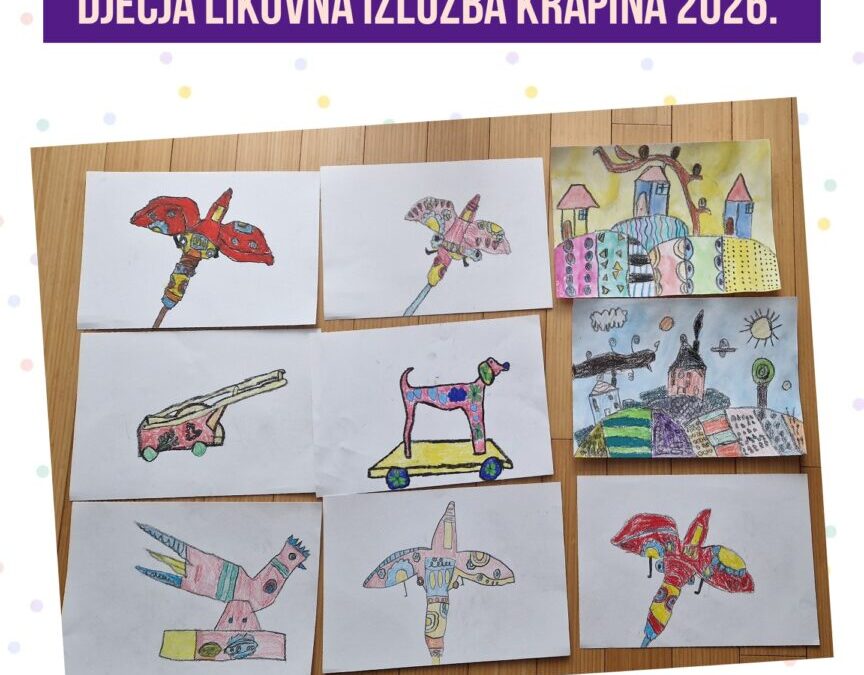 Likovni natječaj za Dječju likovnu izložbu Krapina 2026.