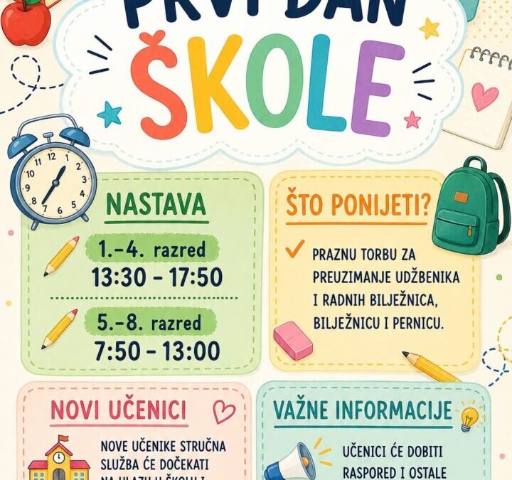Početak nove školske godine
